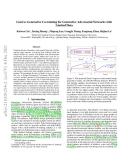 GenCo: Generative Co-training for Generative Adversarial Networks with
  Limited Data