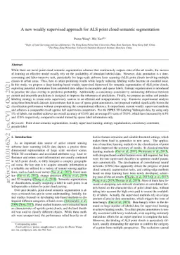 A new weakly supervised approach for ALS point cloud semantic
  segmentation