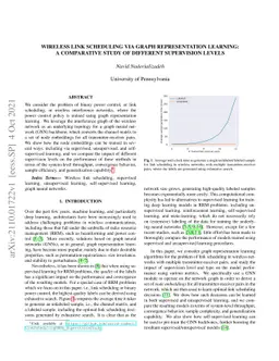 Wireless Link Scheduling via Graph Representation Learning: A
  Comparative Study of Different Supervision Levels