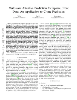 Multi-axis Attentive Prediction for Sparse EventData: An Application to
  Crime Prediction