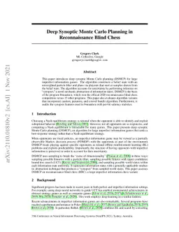 Deep Synoptic Monte Carlo Planning in Reconnaissance Blind Chess