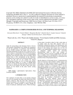 RapidAI4EO: A Corpus for Higher Spatial and Temporal Reasoning