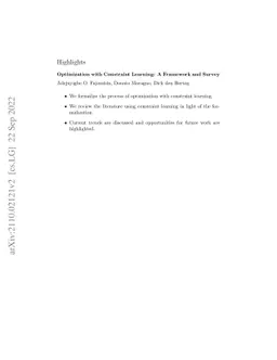 Optimization with Constraint Learning: A Framework and Survey