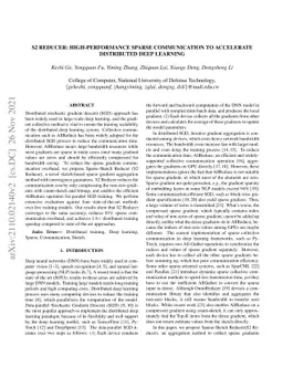 S2 Reducer: High-Performance Sparse Communication to Accelerate
  Distributed Deep Learning