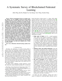 A Systematic Survey of Blockchained Federated Learning