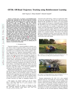 OTTR: Off-Road Trajectory Tracking using Reinforcement Learning