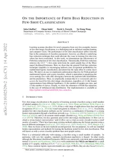 On the Importance of Firth Bias Reduction in Few-Shot Classification