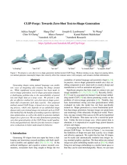 CLIP-Forge: Towards Zero-Shot Text-to-Shape Generation