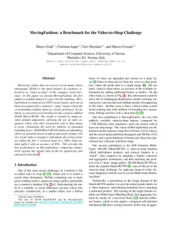 MovingFashion: a Benchmark for the Video-to-Shop Challenge