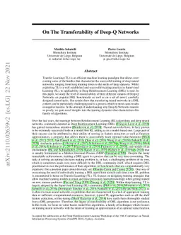 On The Transferability of Deep-Q Networks