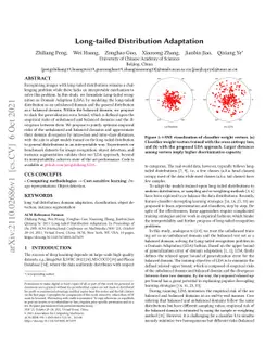 Long-tailed Distribution Adaptation