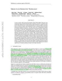 Objects in Semantic Topology