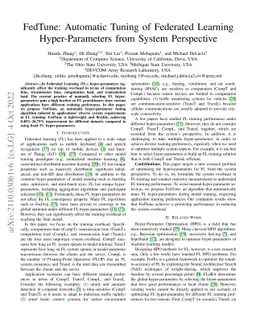 FedTune: Automatic Tuning of Federated Learning Hyper-Parameters from
  System Perspective