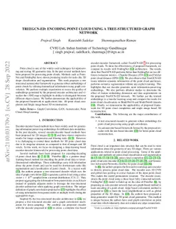 TreeGCN-ED: Encoding Point Cloud using a Tree-Structured Graph Network
