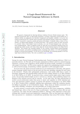 A Logic-Based Framework for Natural Language Inference in Dutch