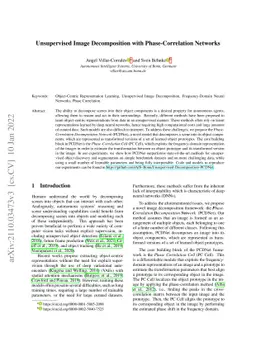 Unsupervised Image Decomposition with Phase-Correlation Networks