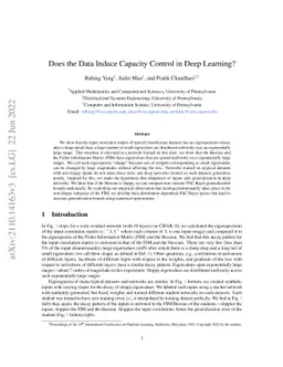 Does the Data Induce Capacity Control in Deep Learning?