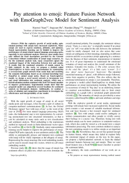 Pay attention to emoji: Feature Fusion Network with EmoGraph2vec Model
  for Sentiment Analysis
