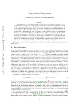 Spectrahedral Regression