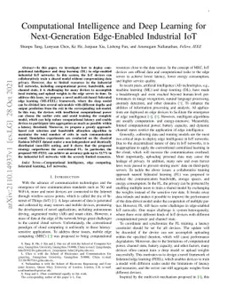 Computational Intelligence and Deep Learning for Next-Generation
  Edge-Enabled Industrial IoT