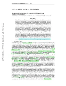 Multi-Task Neural Processes