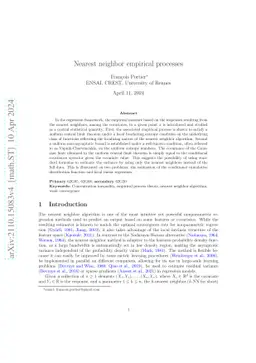 Nearest neighbor empirical processes