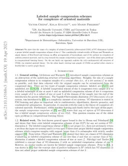Labeled sample compression schemes for complexes of oriented matroids