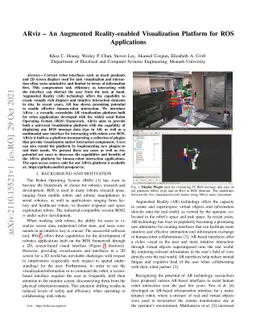 ARviz -- An Augmented Reality-enabled Visualization Platform for ROS
  Applications