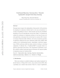 Coalitional Bayesian Autoencoders -- Towards explainable unsupervised
  deep learning