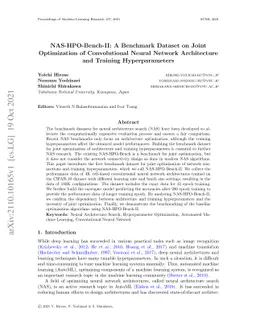 NAS-HPO-Bench-II: A Benchmark Dataset on Joint Optimization of
  Convolutional Neural Network Architecture and Training Hyperparameters