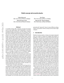 Multi-concept adversarial attacks