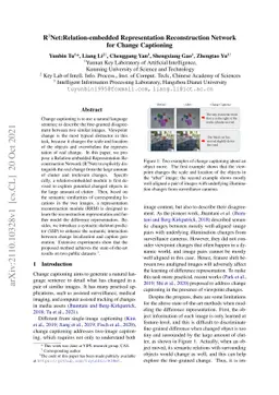 R$^3$Net:Relation-embedded Representation Reconstruction Network for
  Change Captioning