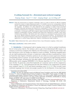 A unifying framework for $n$-dimensional quasi-conformal mappings