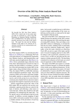 Overview of the 2021 Key Point Analysis Shared Task