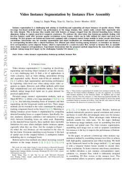 Video Instance Segmentation by Instance Flow Assembly