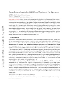 Human-Centered Explainable AI (XAI): From Algorithms to User Experiences