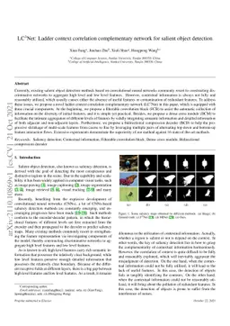 LC3Net: Ladder context correlation complementary network for salient
  object detection