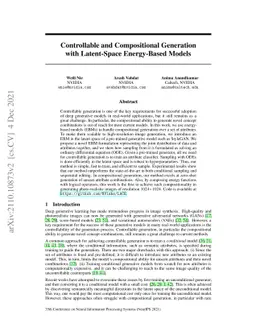 Controllable and Compositional Generation with Latent-Space Energy-Based
  Models