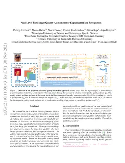 Pixel-Level Face Image Quality Assessment for Explainable Face
  Recognition