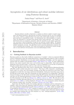 Asymptotics of cut distributions and robust modular inference using
  Posterior Bootstrap