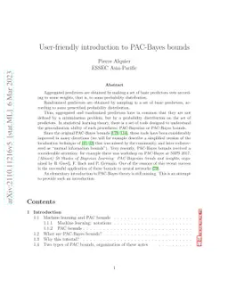 User-friendly introduction to PAC-Bayes bounds