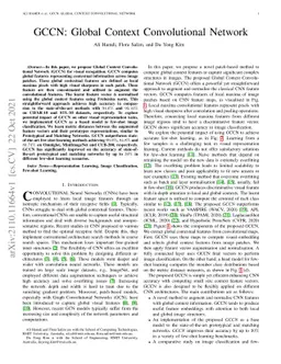 GCCN: Global Context Convolutional Network