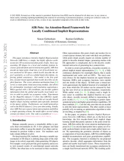 AIR-Nets: An Attention-Based Framework for Locally Conditioned Implicit
  Representations
