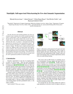 MaskSplit: Self-supervised Meta-learning for Few-shot Semantic
  Segmentation
