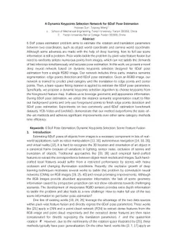 A Dynamic Keypoints Selection Network for 6DoF Pose Estimation
