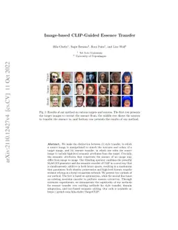 Image-Based CLIP-Guided Essence Transfer
