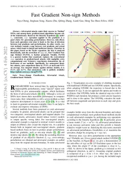 Fast Gradient Non-sign Methods