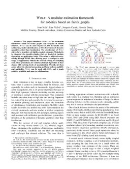 WOLF: A modular estimation framework for robotics based on factor graphs
