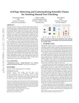 SciClops: Detecting and Contextualizing Scientific Claims for Assisting
  Manual Fact-Checking