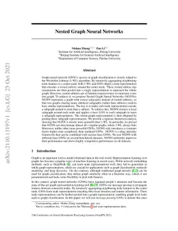 Nested Graph Neural Networks